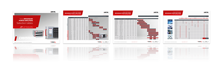 Teseq amplifier selection chart